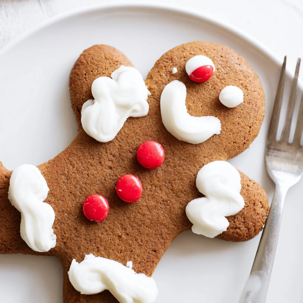 Golden-brown Gingerbread Baking with Kids cookies cool on parchment paper, ready for festive family decorating.