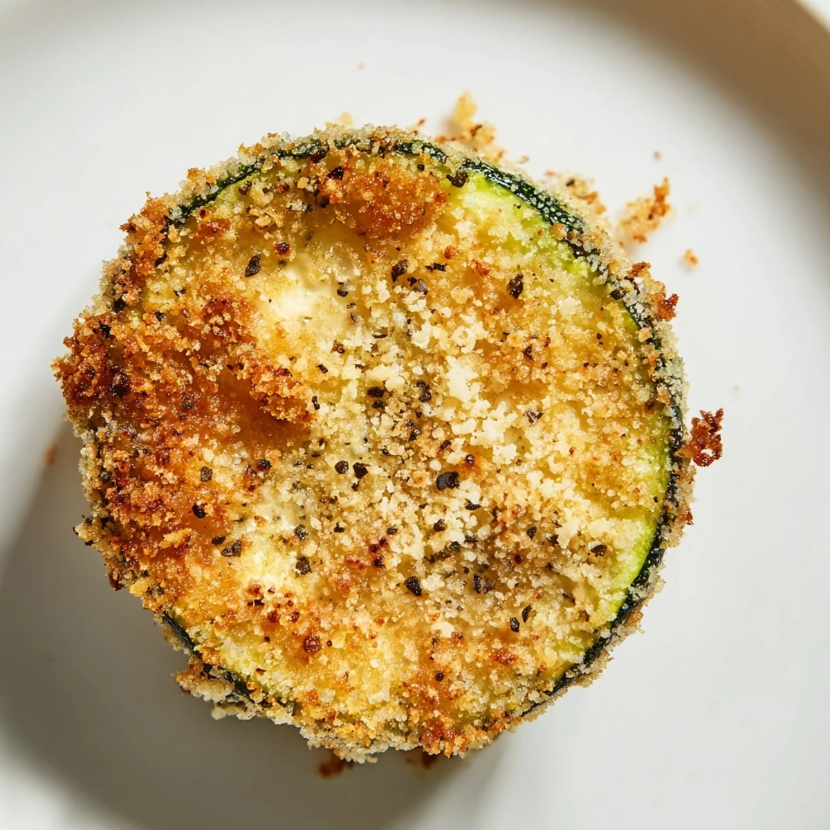 Golden brown Crispy Air Fryer Zucchini Chips piled high, served with a side of creamy ranch dip for dipping.