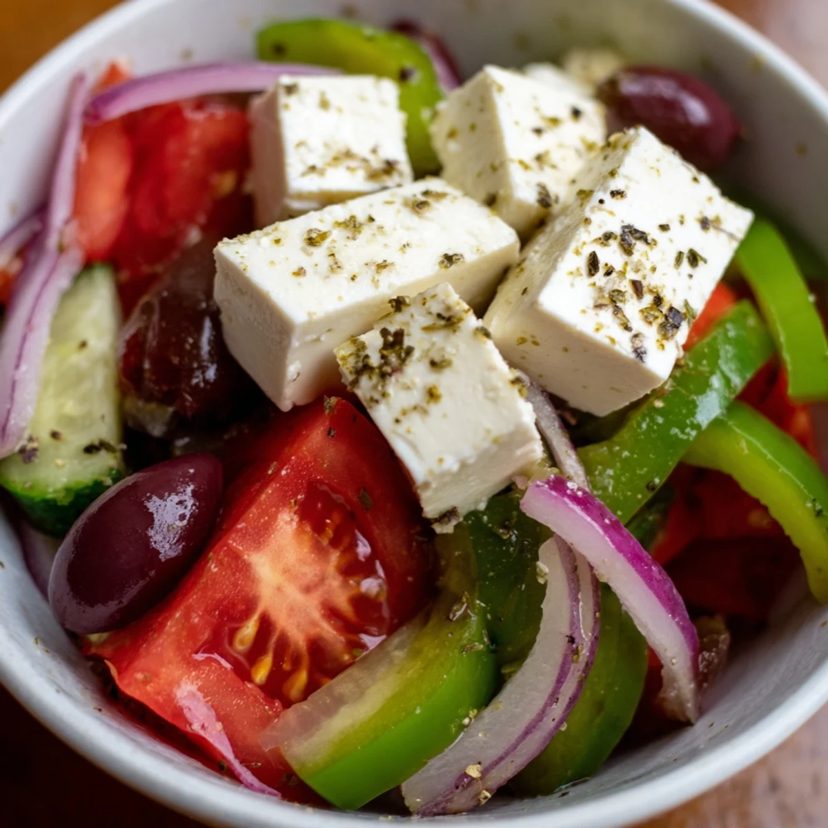 Greek Salad Kalamata Olives Feta