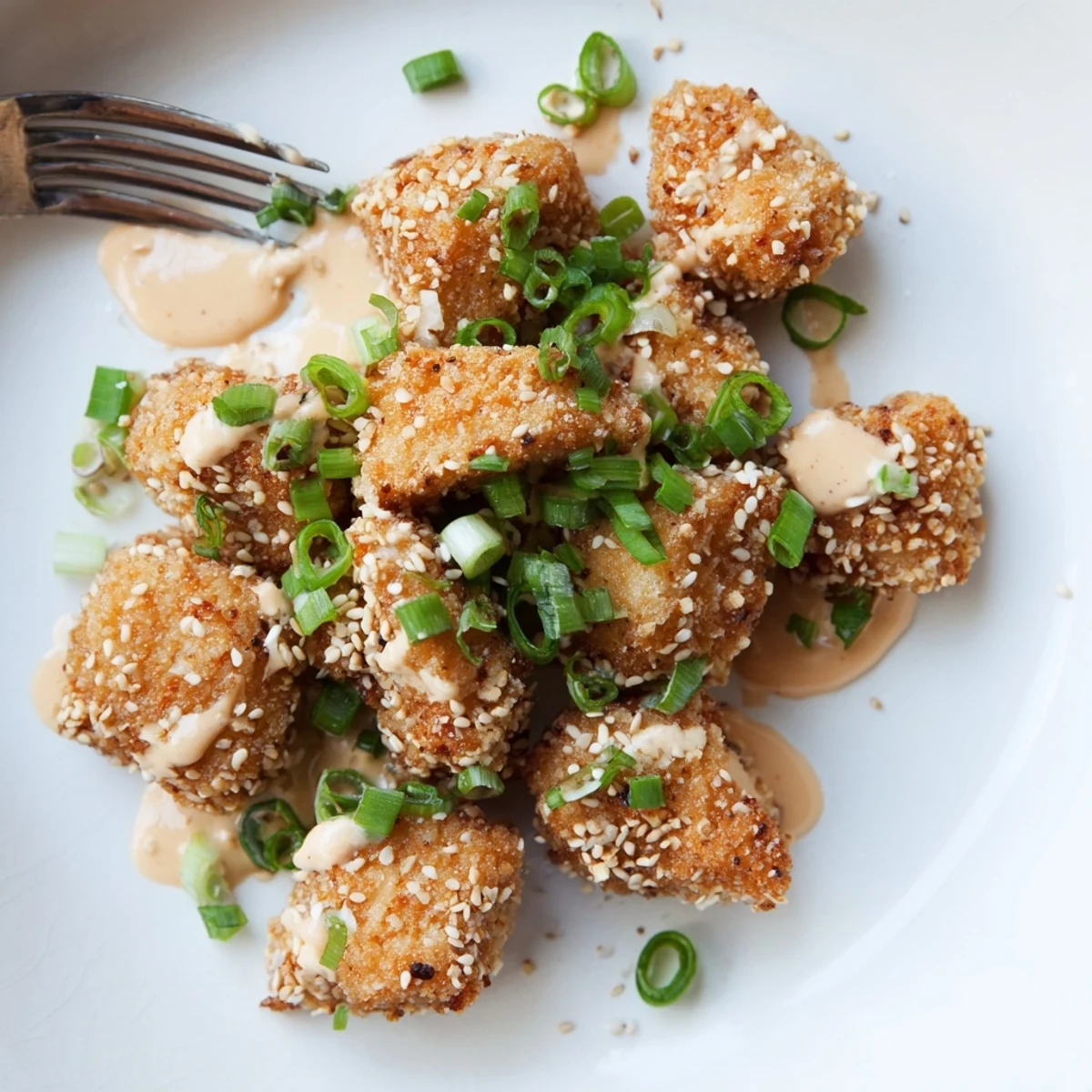 Tender Quick Low Carb Bang Bang Chicken bites served over crisp lettuce cups for dinner.