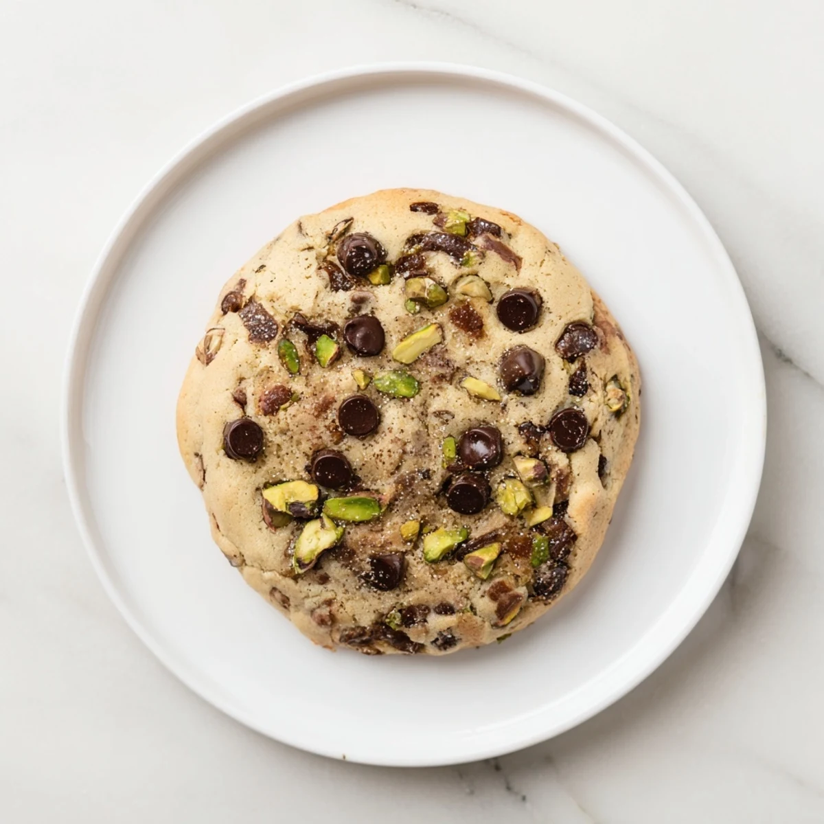 Stack of warm Dubai chewy cookies featuring rich Middle Eastern flavors and chewy texture