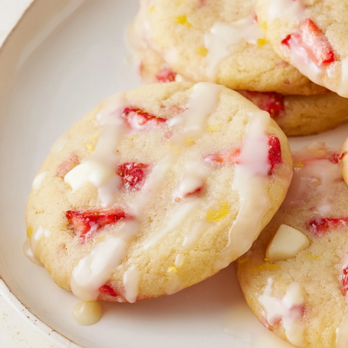 Strawberry Lemonade Cookies