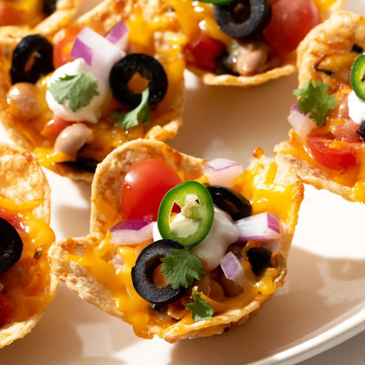 Cheesy Nacho Cups