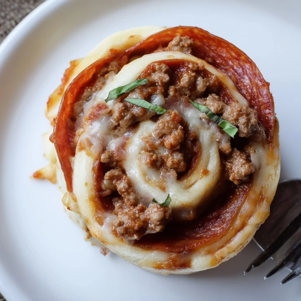 Cheesy Beef Pepperoni Pizza Roll Ups Snack Recipe, golden crust and gooey cheese
