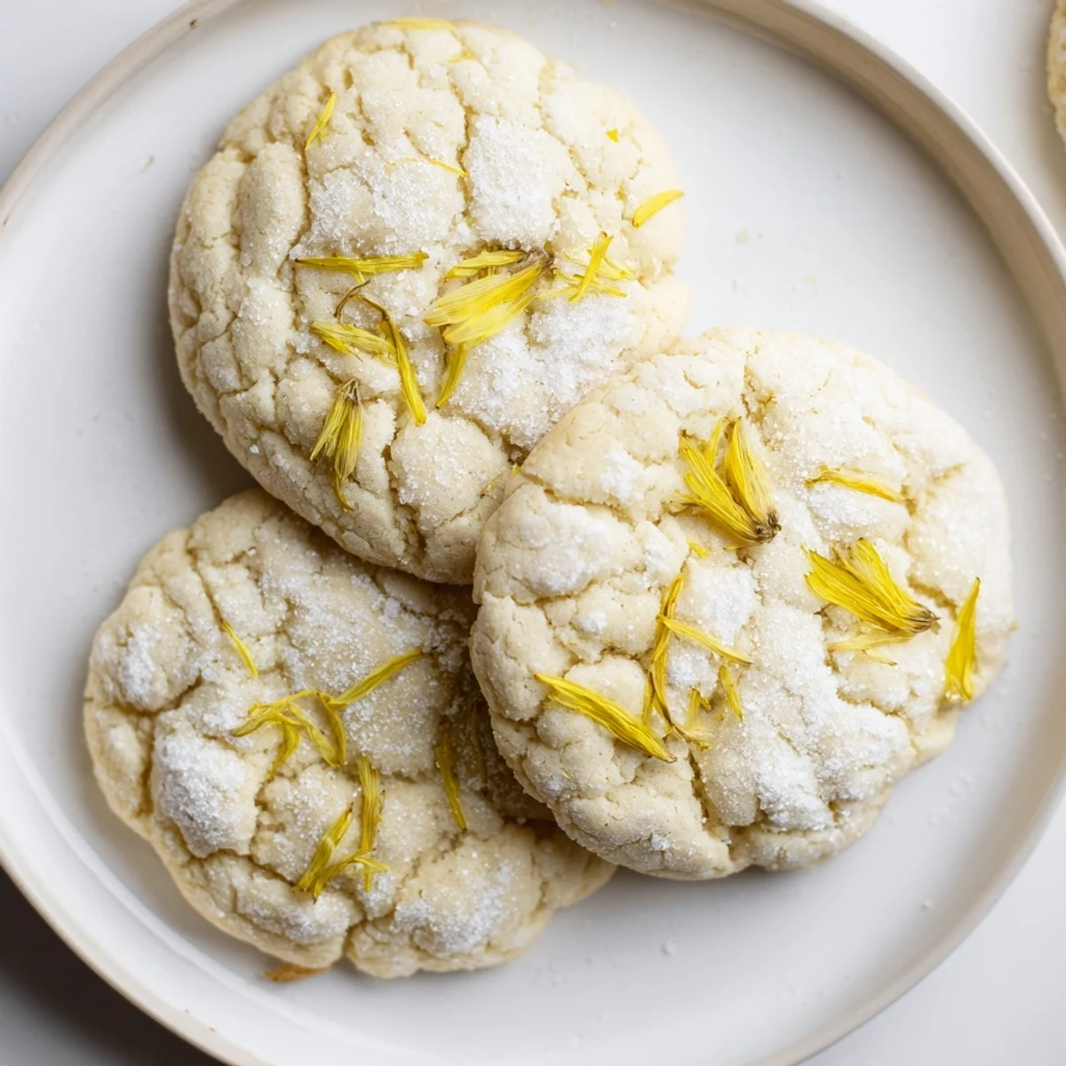 Magical Dandelion Cookies Recipe: golden edges, floral aroma, cooling on rack
