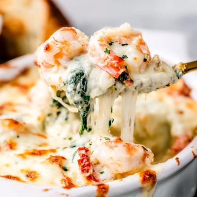 Low Carb Shrimp Tuscan Bake