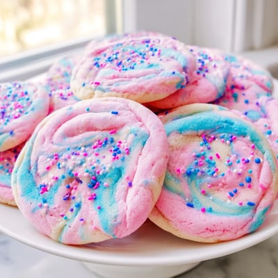 Cotton Candy Cookies
